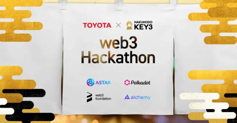 Toyota is sponsoring a Web3 hackathon on Astar Network